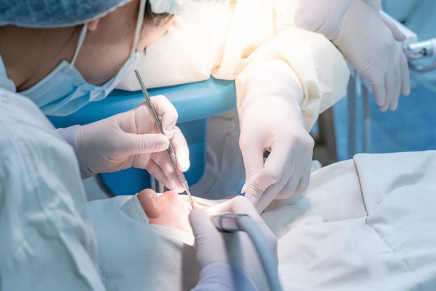 dentist dealign with fall sports & dental emergencies