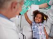 young girls parents chose a pediatric dental office