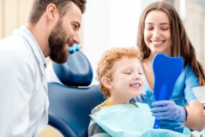 family learning about specialty dentistry in cinco ranch texas